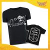 Coppia di T-Shirt Nere Padre Figlio Grafica Bianca "Altro Che Picasso" Magliette Idea Regalo Originale Festa del Papà Gadget Eventi