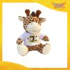 Peluche Bimbo/a Pupazzi a forma di Giraffa "Apetta Nome e Numero" Pupazzetti per Compleanni Idea Regalo per Innamorati Gadget Eventi
