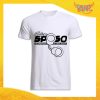 T-Shirt Uomo Bianca Addio al Celibato Maglietta "Ho Bisogno di uno Shot" Gadget Eventi