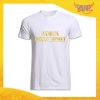 T-Shirt Uomo Bianca Addio al Celibato Maglietta "Amico dello Sposo" Gadget Eventi