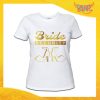 T-Shirt Donna Bianca Addio al Nubilato Maglietta "Bride Security Team" Gadget Eventi