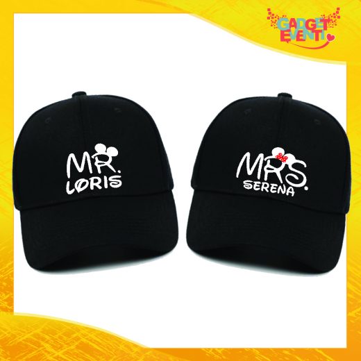 coppia cappelli mr and mrs
