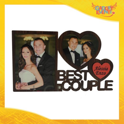 Cornice Best Couple Personalizzabile con foto e testo