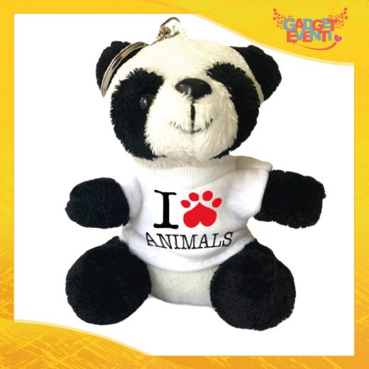 Portachiavi panda personalizzabile