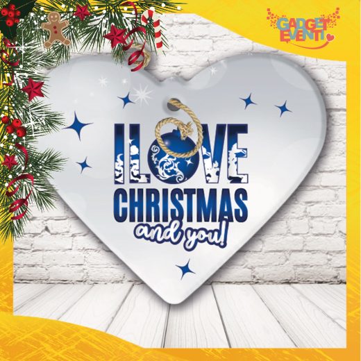 Tagliere " I Love Christmas "