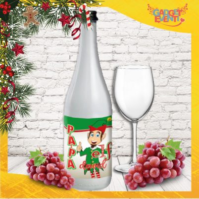 bottiglia natale "Elf Family "