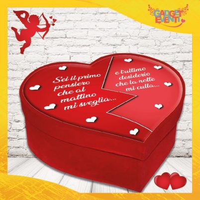 scatola a cuore innamorati San Valentino " DEDICATO A TE "