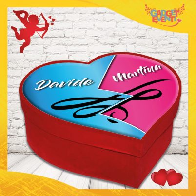 scatola a cuopre San Valentino personalizzata " INFINITY con nome "