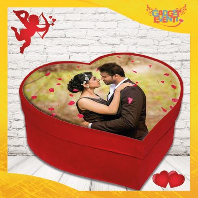 scatola a cuore San Valentino personalizzabile con Foto