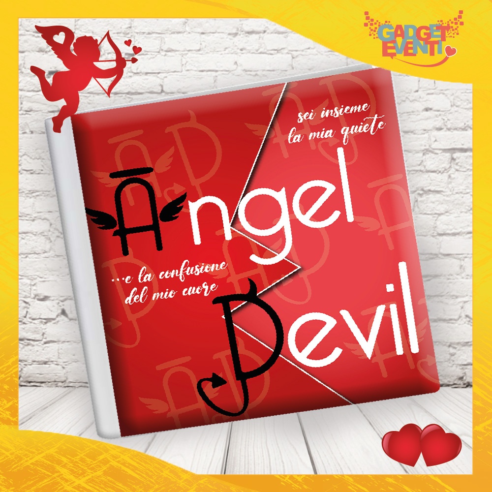 Album fotografico personalizzabile "Angel & Devil "