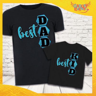 Coppia T-shirt ''Best Dad'' Nere