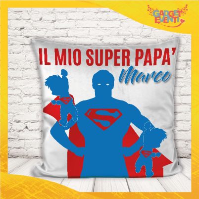 Cuscino Festa del Papà ''SuperDad Hero''