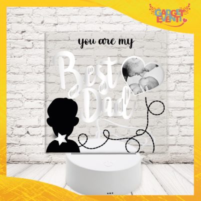 led trasparente qyadrato ''You are Best Dad ''